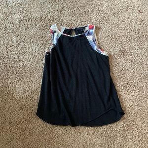 Sanctuary Black Sleeveless Blouse